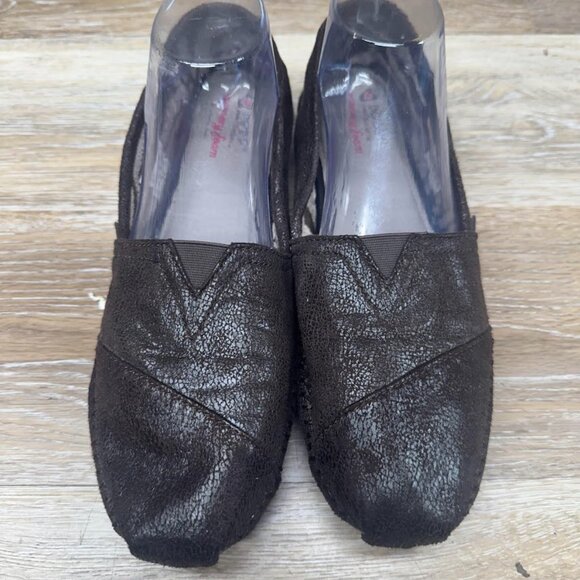 BOBS from Skechers Luxed Rain Dance Chocolate Flats Women's Size 10 - Picture 2 of 6